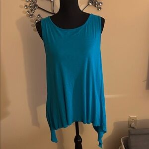 Sleeveless Teal Top